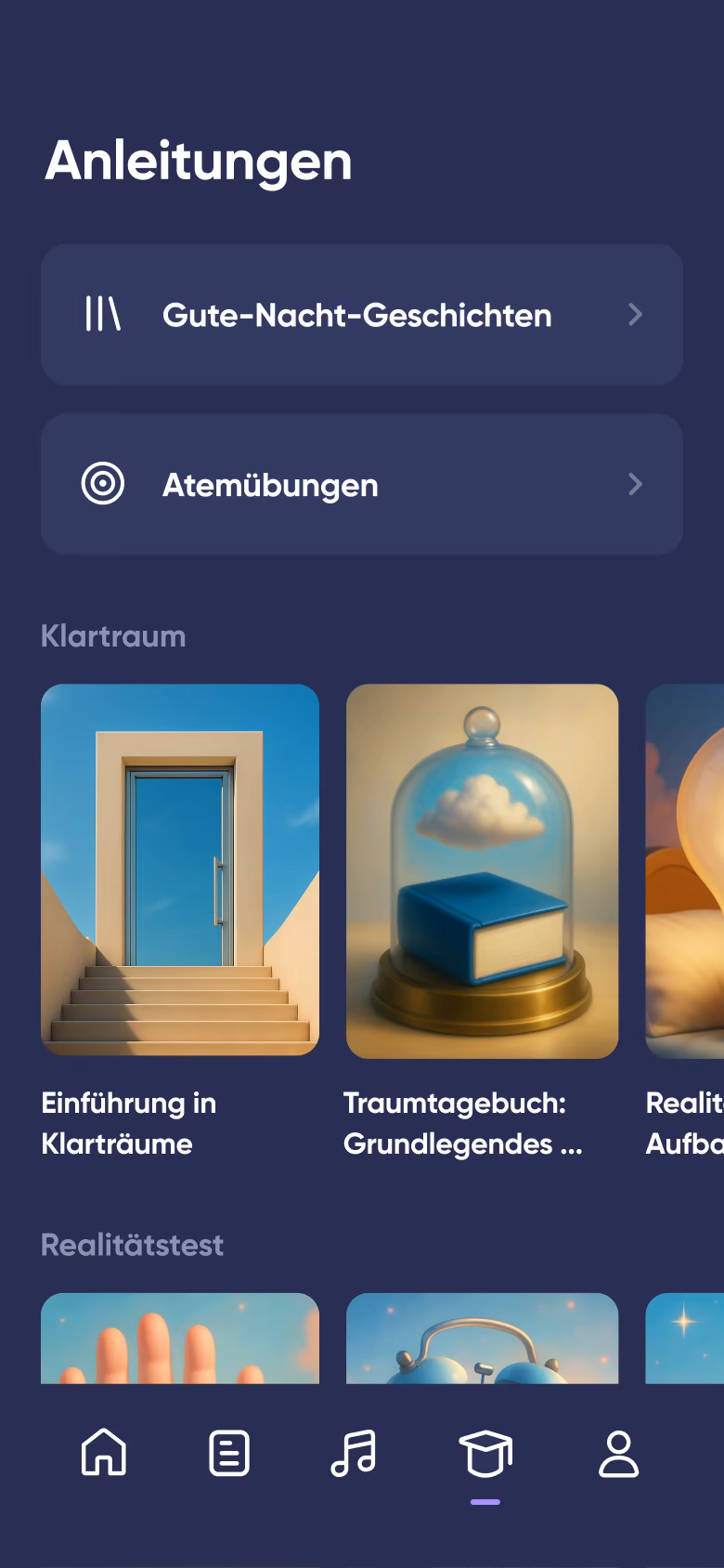 Klartraum-Anleitung in Dreamly