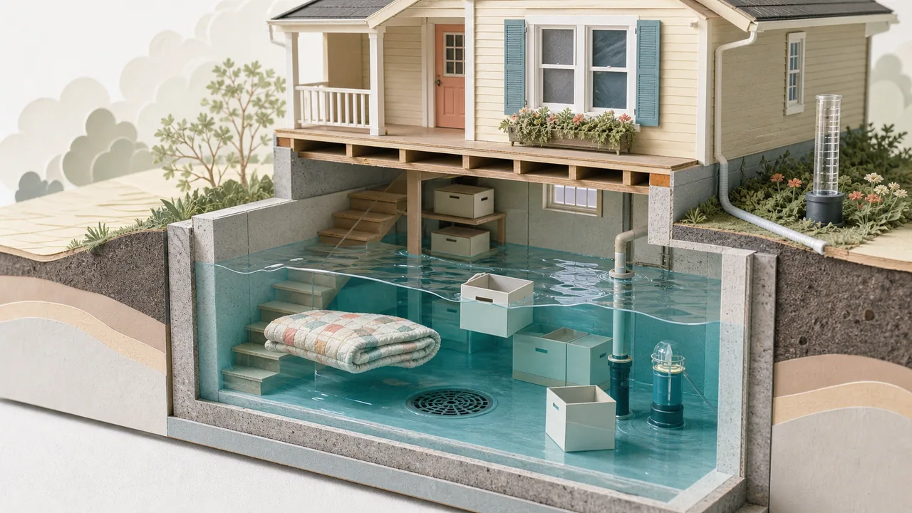Flooded Basement Dreams: What Rising Water Is Trying to Show You