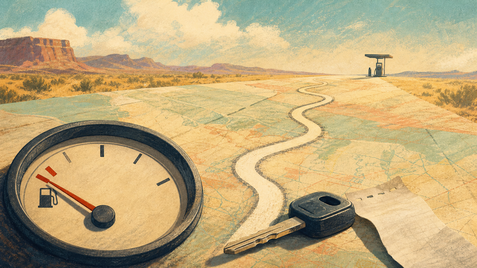 The Empty Tank Dream: Why Running Out of Gas Feels So Urgent