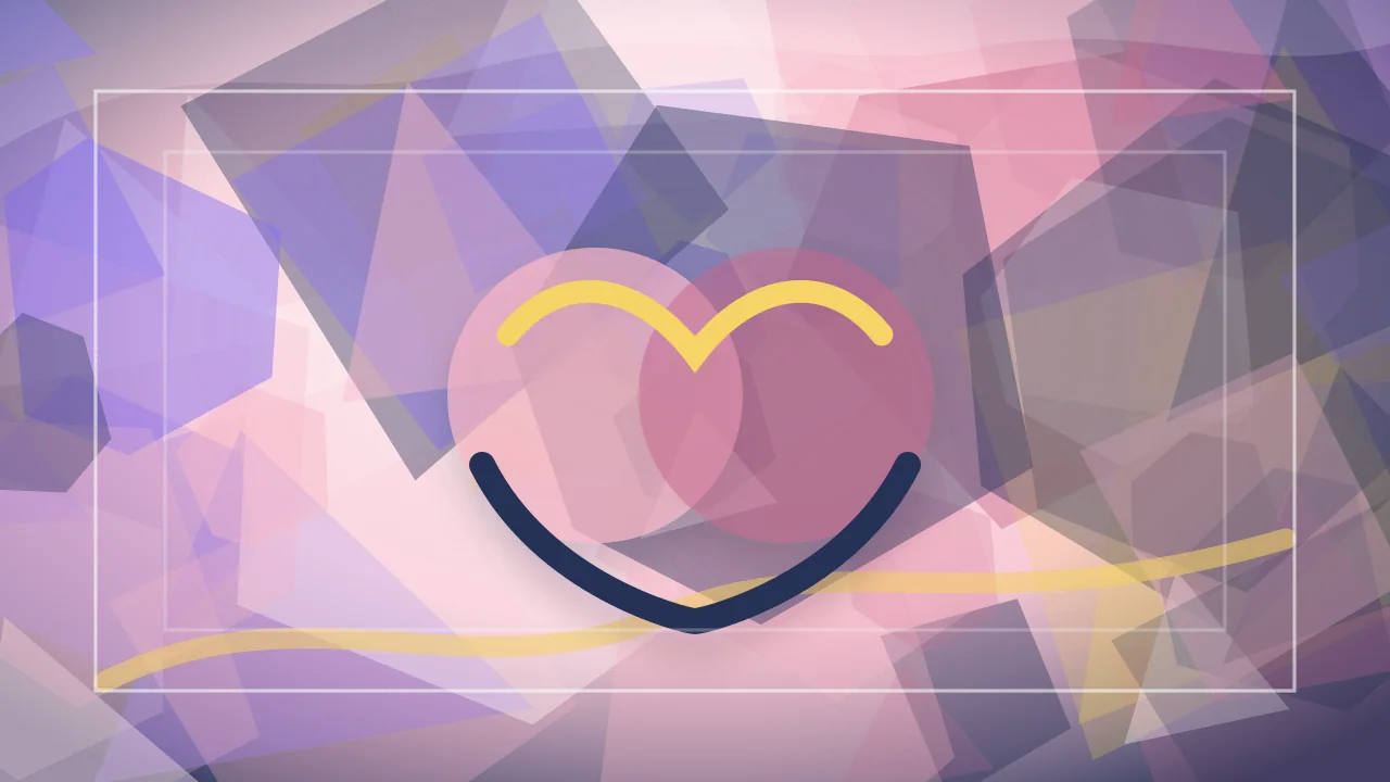 Stained-glass Dreamly illustration for bed dream meaning