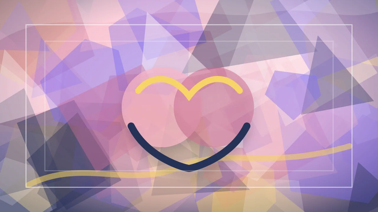 Stained-glass Dreamly illustration for breakup dream meaning