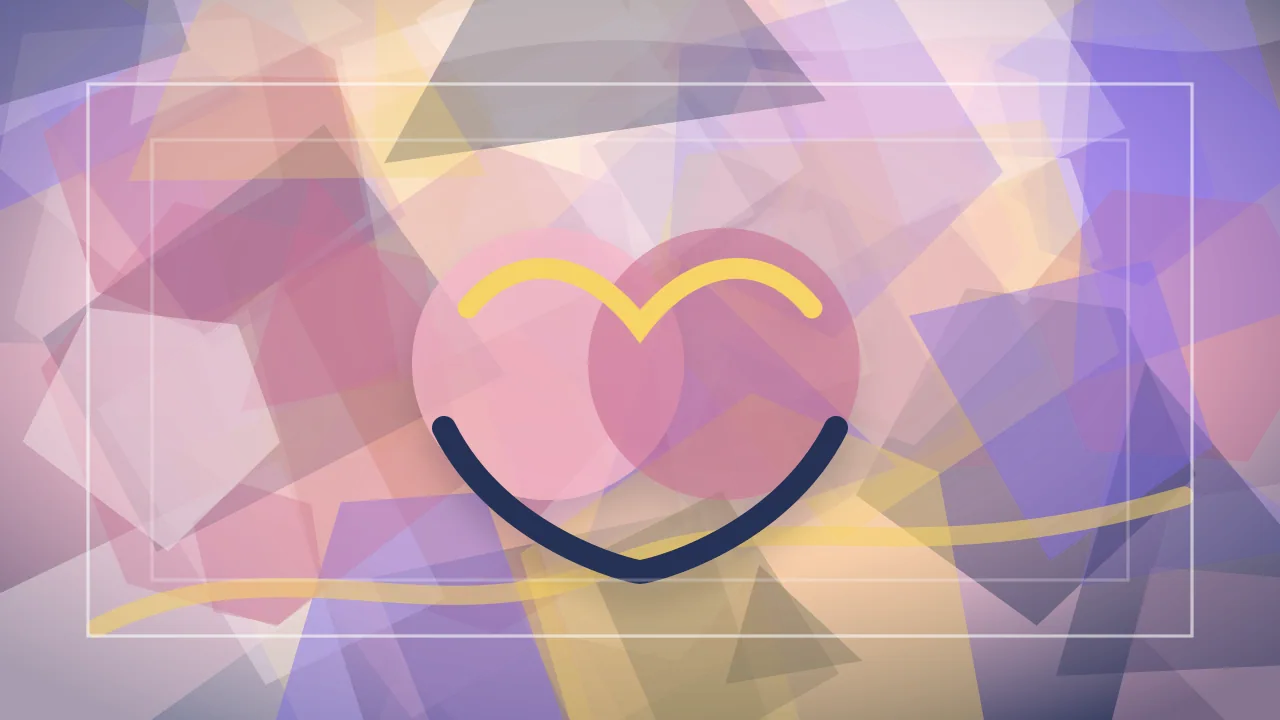Stained-glass Dreamly illustration for divorce dream meaning
