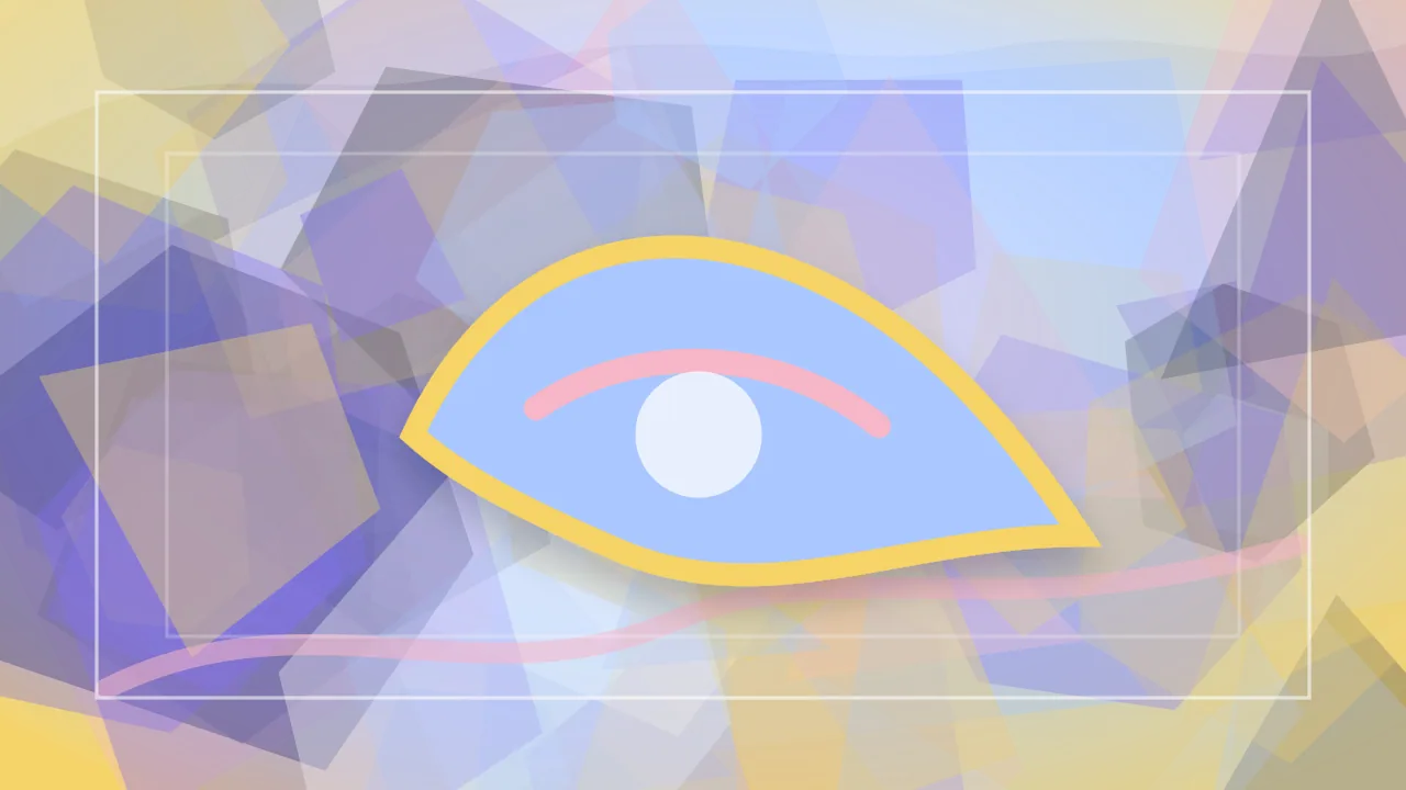 Stained-glass Dreamly illustration for stranger dream meaning